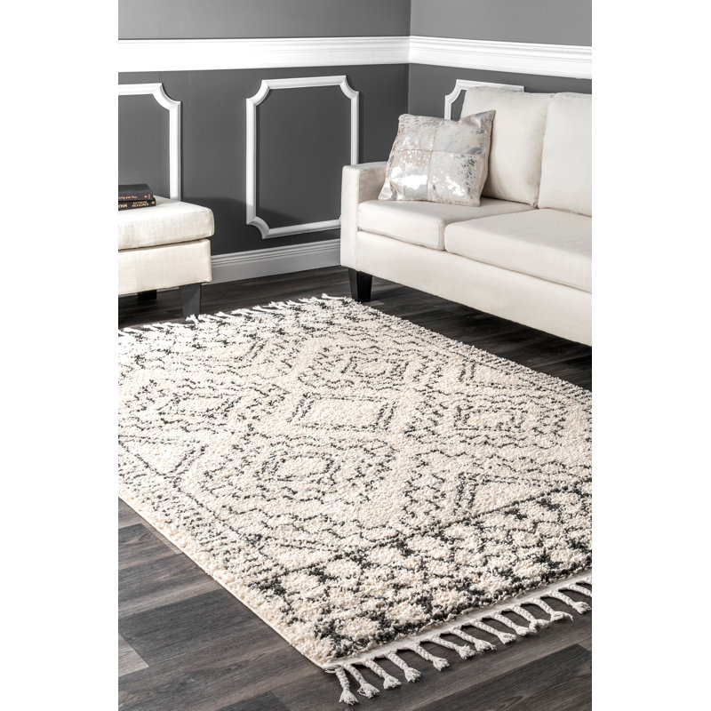 Foundstone Lydia Southwestern Cream Charcoal Area Rug Reviews Foundstone Lydia Southwestern Cream