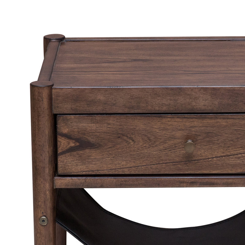 Union Rustic Mervela Modern Retro Style End Table With Storage Reviews Wayfair Ca