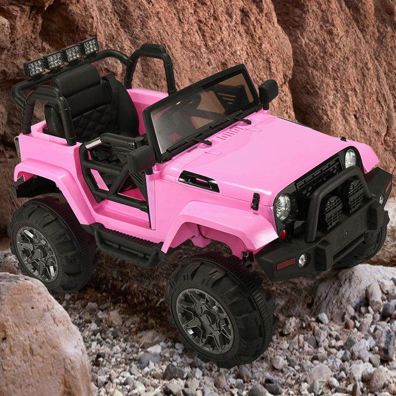 pink ride on truck