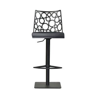 Go to store & view more images RMG Fine Imports Levine Adjustable Height Swivel Bar Stool