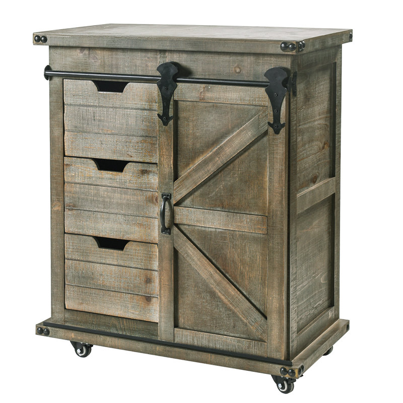 Howden 1 - Door Accent Cabinet Color: Driftwood Gray