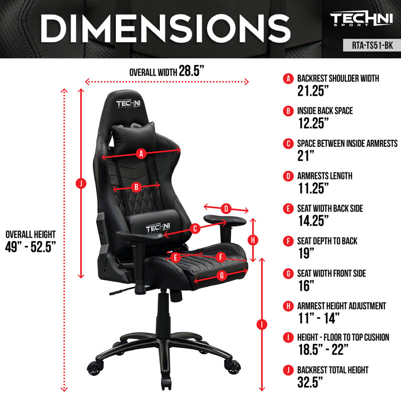 Latitude Run Fort Hamilton Ergonomic Gaming Chair Reviews Wayfair
