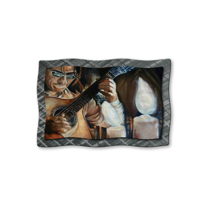 All My Walls La Guitarra By Jennifer Lycke Painting Print Plaque