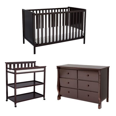 Rosie Classic 4 In 1 Convertible Standard 3 Piece Nursery