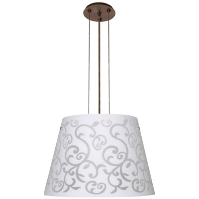 Amelia 3 Light Cone Pendant Besa Lighting Finish Brushed Bronze Light Cone Pendant Besa Lighting