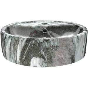 Rhapsody Series Ceramic Circular Vessel Bathroom Sink