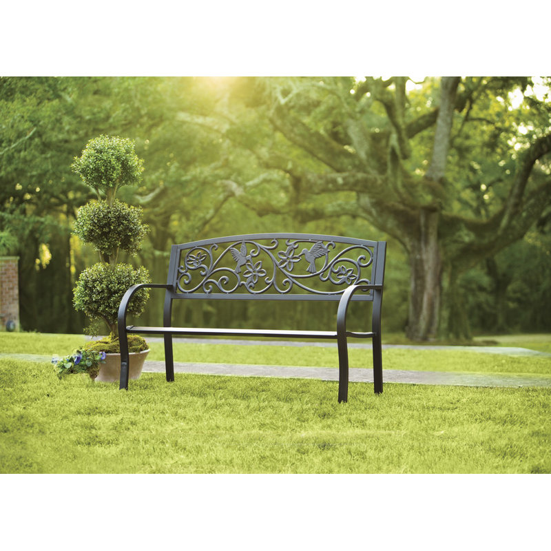 Plow Hearth Hummingbird Aluminum Garden Bench Reviews Wayfair