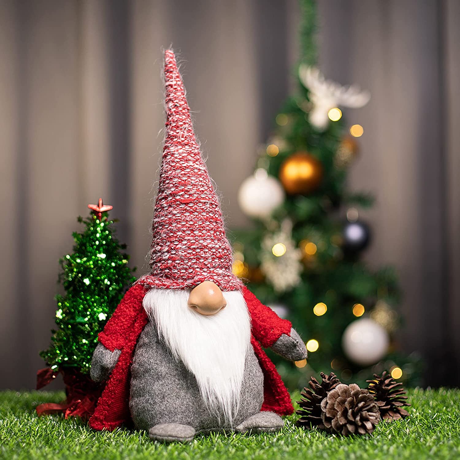 Christmas Ornaments Swedish Gnome Tomte Santa Plush Doll For Christmas Decor 