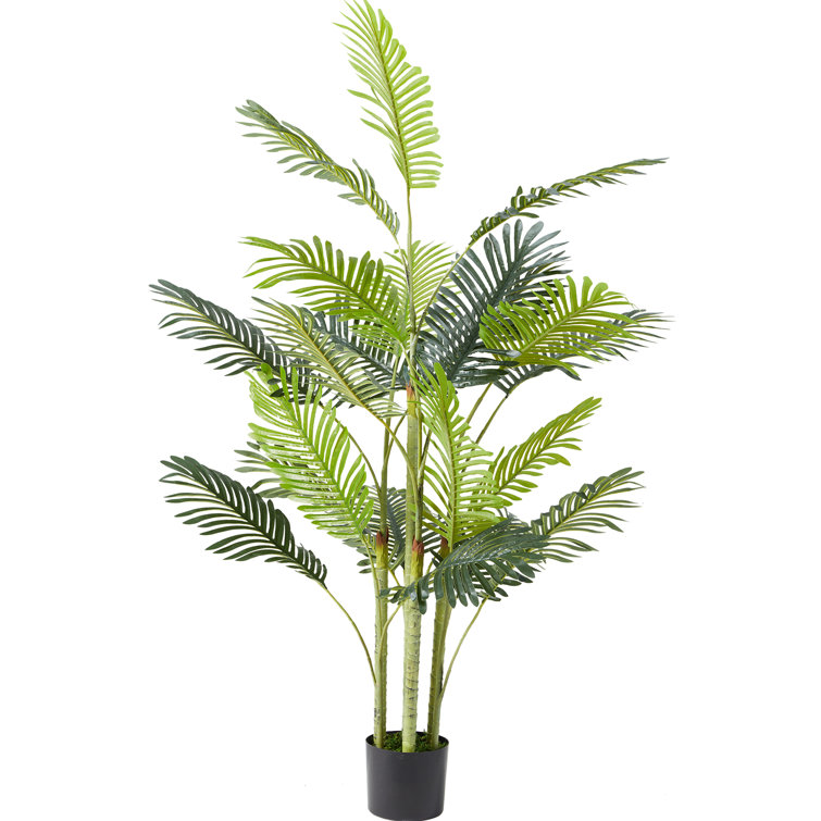 Primrue 67 Artificial Areca Palm Tree In Pot Reviews Wayfair