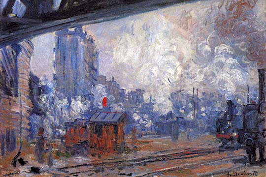 Buyenlarge The Gare Saint Lazare By Claude Monet Painting Print