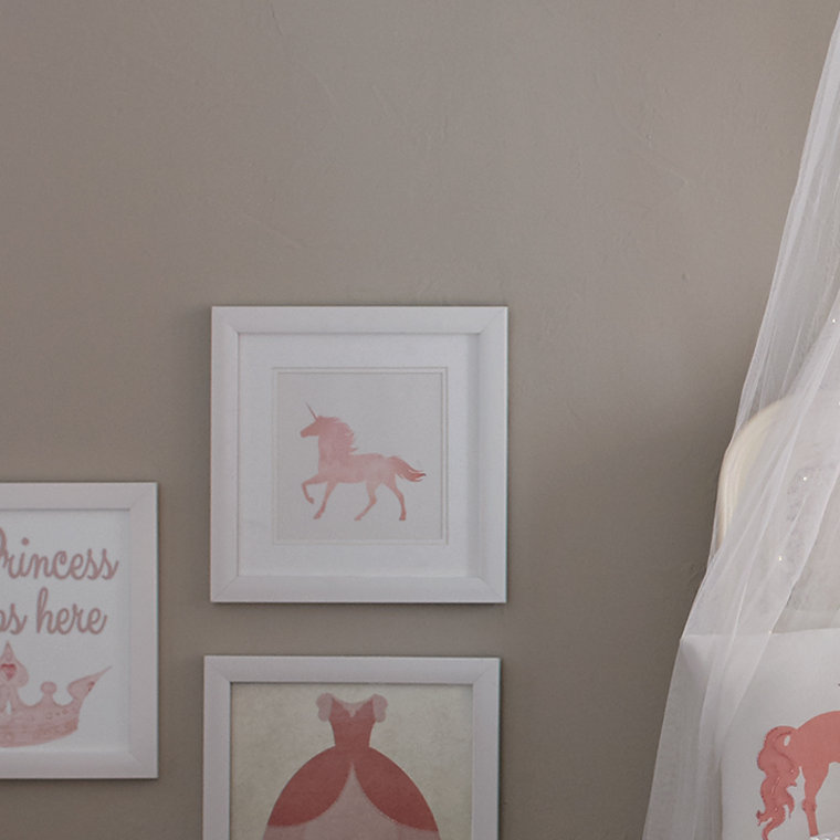 Silsden Unicorn Silhouette Framed Art Reviews Joss Main
