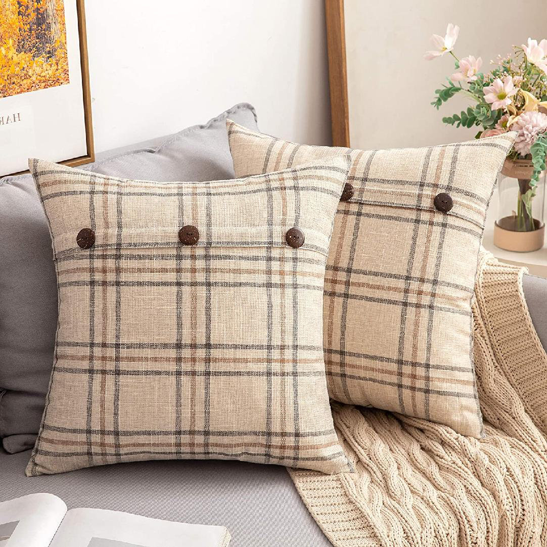 Gracie Oaks Sruti Buttons Pillow Cover Wayfair