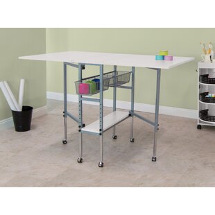 Sewing/Craft Center Folding Table Easily fits Home Decor Cherry 