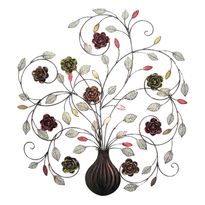 Raheem Flowers Metal Wall Décor Raheem Flowers Metal Wall Décor