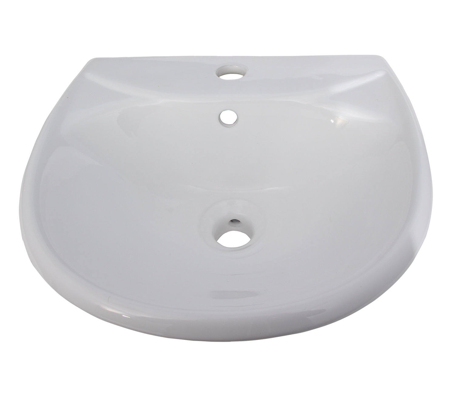 Barclay Gair Pedestal Lavatory 1 Faucet Hole White Wayfair