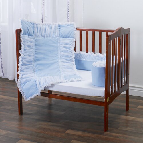 Harriet Bee Elsberry Tulle Portable 3 Piece Crib Bedding Set Wayfair