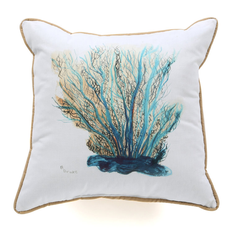 coral throw pillows wayfair