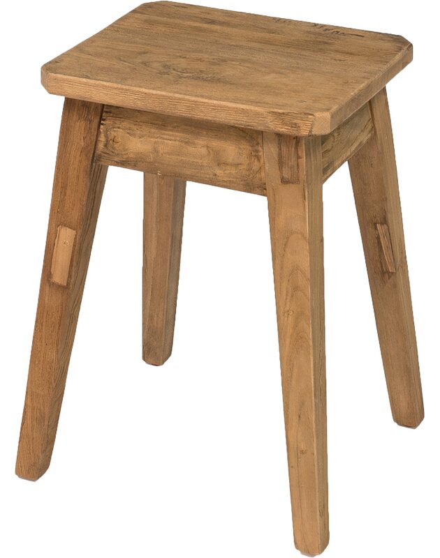 Clipped Corners Accent Stool