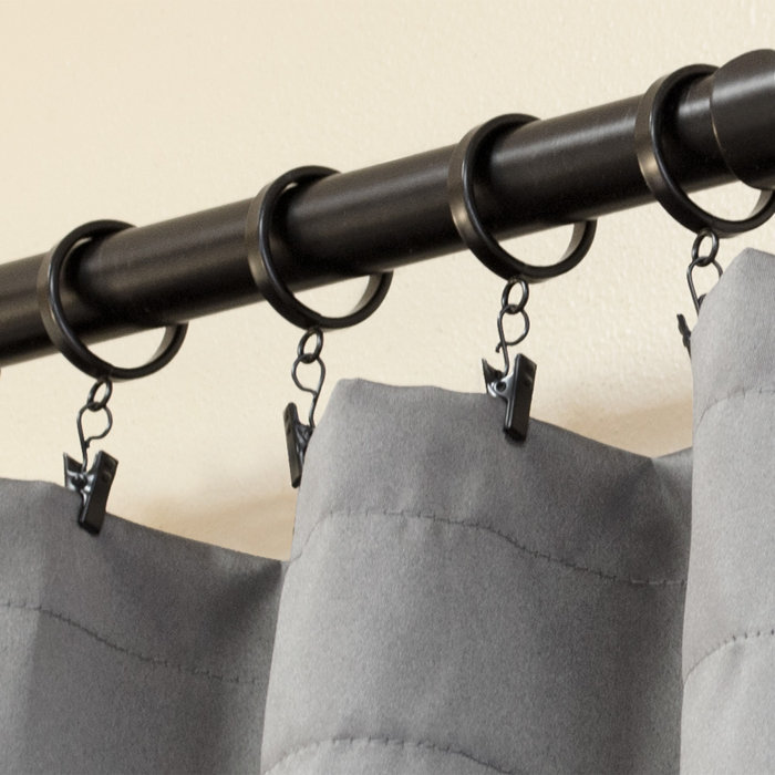 Darby Home Co Metson Drapery Clip Curtain Rings Reviews Wayfair Ca