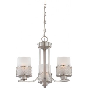 Lofton 3-Light Shaded Chandelier