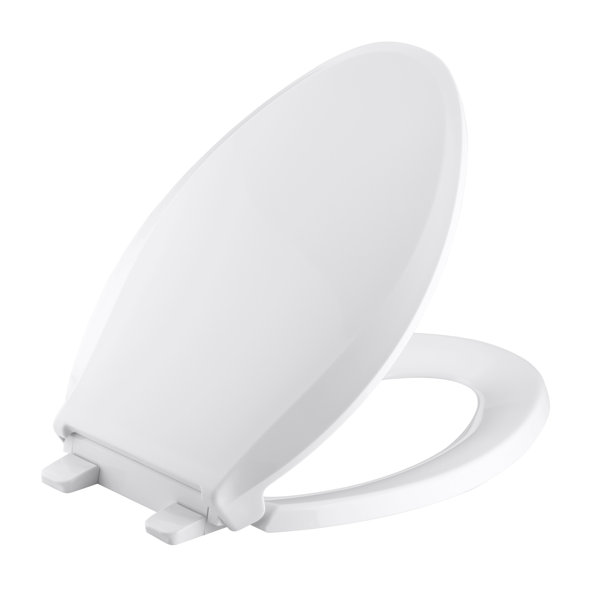 White Toilet Seat with Cover will Slow Close and Durable High Impact Plastic UK