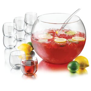 Selene 10 Piece Punch Bowl Set