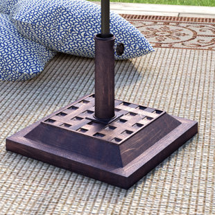 Cantilever Umbrella Base Wayfair Nordham Cast Stone Free Standing Umbrella Base