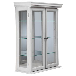 off white curio cabinet