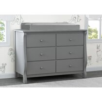 light gray changing table