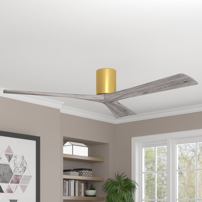 Wade Logan 60 Rosalind 3 Blade Hugger Ceiling Fan With Wall
