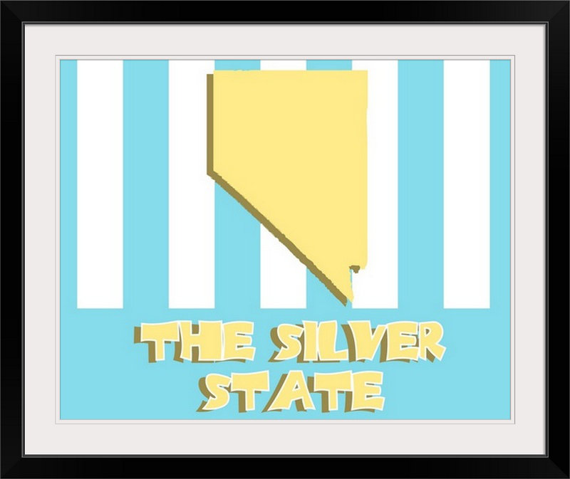 Great Big Canvas Nevada State Nickname By Kate Lillyson Graphic Art Print Wayfair