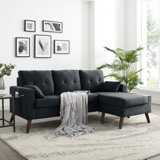Entrada 75.98'' Reversible Sofa & Chaise by Corrigan Studio®