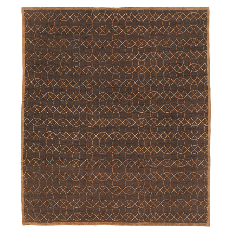 Designers' Reserve Dark Brown Area Rug