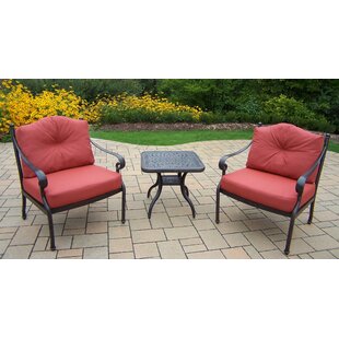 Robicheaux Metal 2 - Person Seating Group with Cushions by Fleur De Lis Living