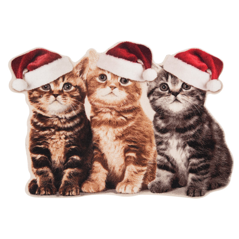 Hanse Home Formen Christmas Cats Doormat Wayfair Co Uk