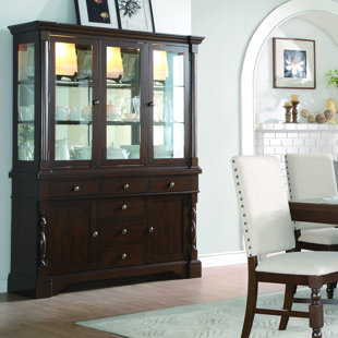 Go to store & view more images Brownville Buffet Lighted China Cabinet by Darby Home Co