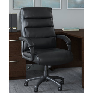 Bush Business Furniture Soft Sense High Back Leather Executive Office Chair In Black by Bush Business Furniture Read Reviews