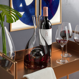 Metal Wine Decor Wayfair Chance Visual 48 Oz Wine Decanter