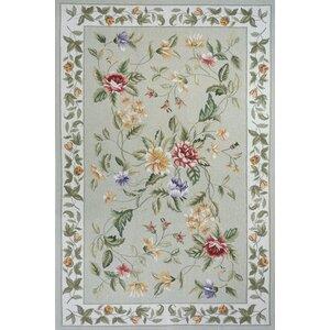 Andillac Hand-Hooked Sage Area Rug
