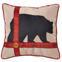 bear pillow cover