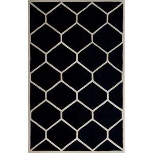 Martins Black/Ivory Area Rug