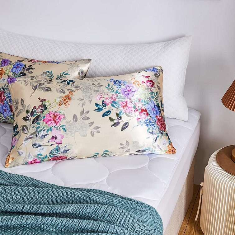 Rosdorf Park Floral Microfiber Pillow 