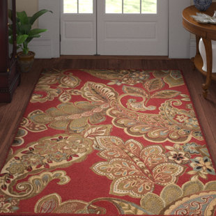 Indoor Rugs For Entryway Wayfair Needham Dark Red Indoor Area Rug