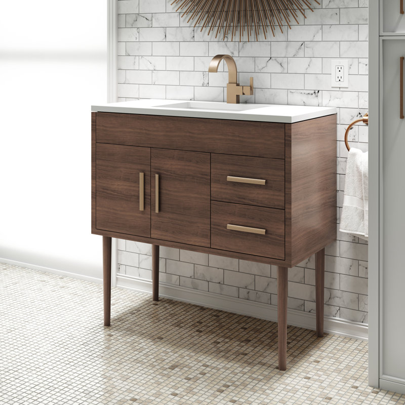 Matthews 37 Single Bathroom Vanity Set & Reviews Matthews 37 Single Bathroom Vanity Set & Reviews