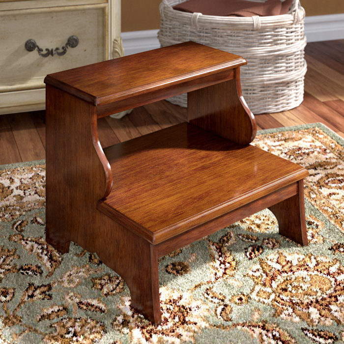 Willard 2 Step Wood Stool Willard 2 Step Wood Stool