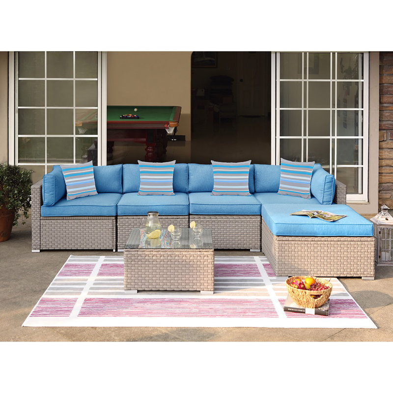 Rosecliff Heights COSIEST 6-Piece Outdoor Furniture Set ...