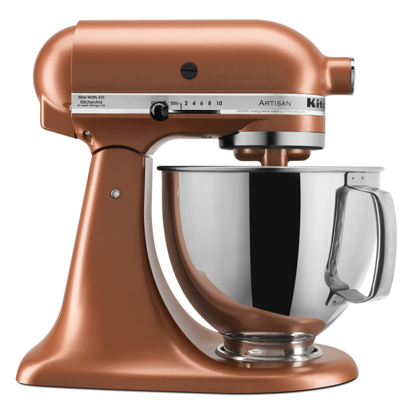 Kitchenaid Artisan Series 10 Speed 5 Quart Tilt Head Stand Mixer Ksm150 Includes Dough Hook Other Accessories Reviews Wayfair