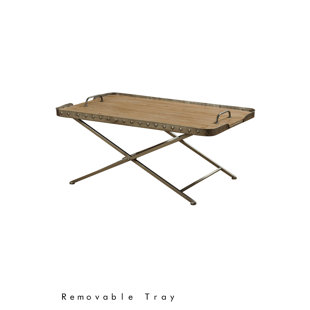 Tyrrel Coffee Table with Tray Top by Gracie Oaks