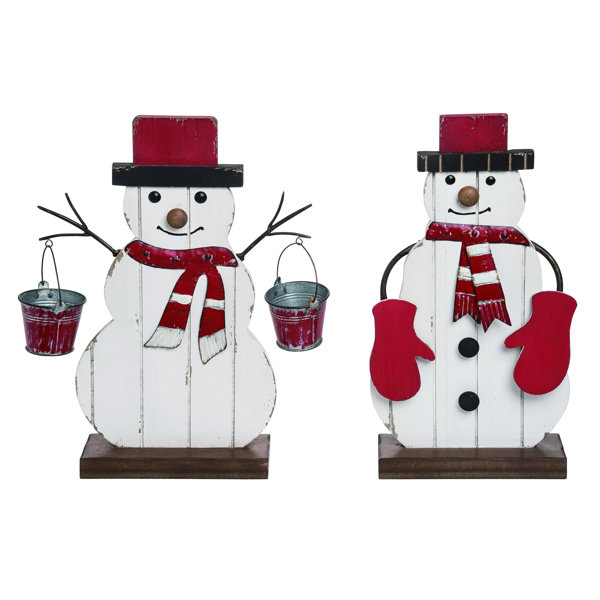 Contemporary Snowman Decor Wayfair