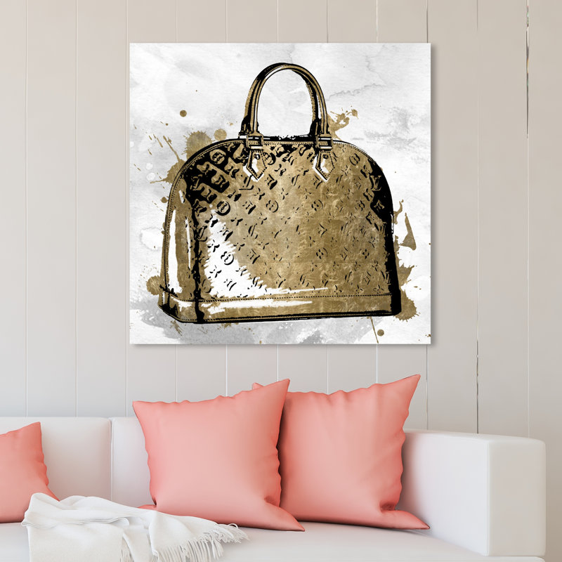 Oliver Gal Lv Gold Wrapped Canvas Painting Print Wayfair